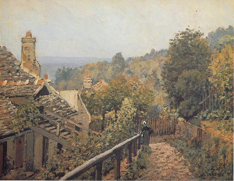 Alfred Sisley Sentier de la Mi cote, Louveciennes oil painting picture